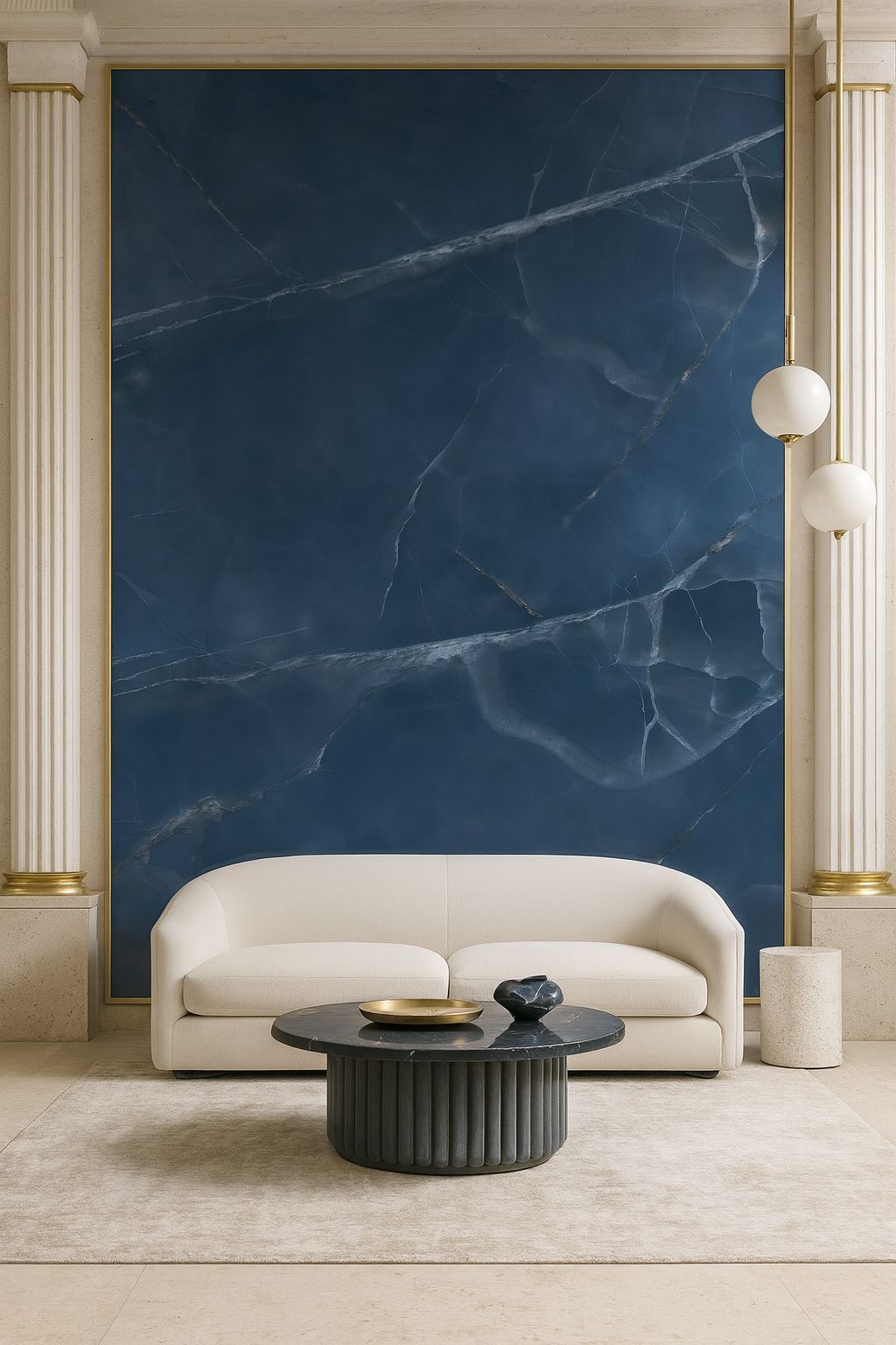 Aura Blue Onyx Polished