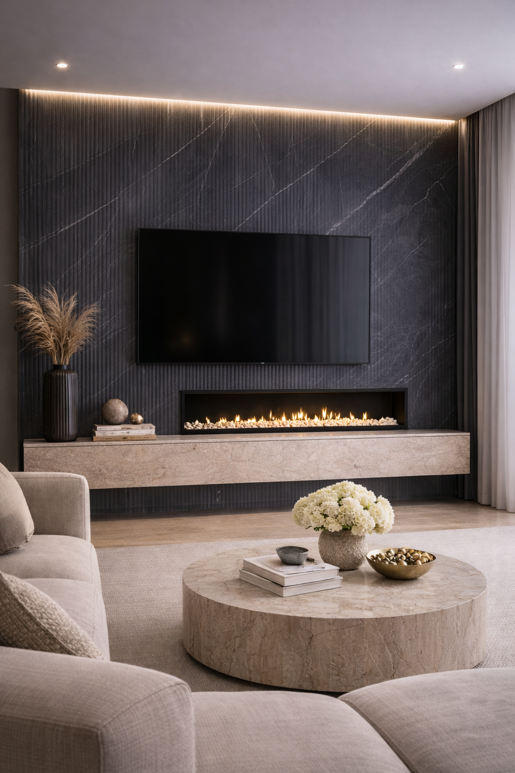 COLONNA | Silver Fluted