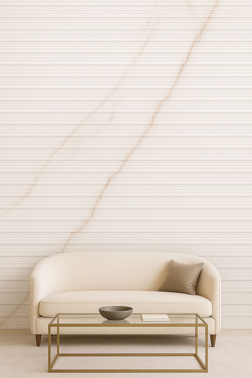 Rose Marble Mist Fluted