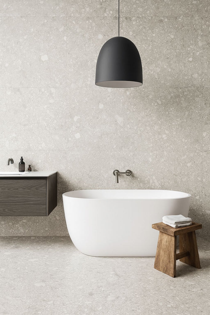 Terrazzo Light Grey Matt