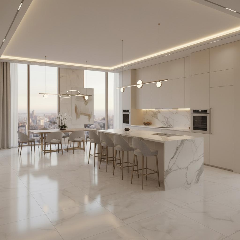 Onyx Orelia Polished Porcelain Tiles