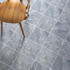Ash Blue Honed Marble Tile