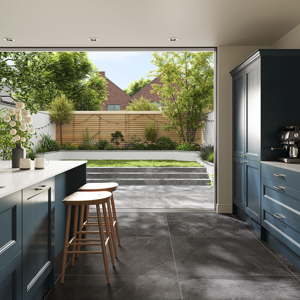 Urban Stone Black Porcelain Paving Slab