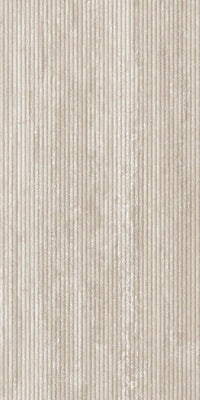 COLONNA | Travertine Fluted Porcelain Tile