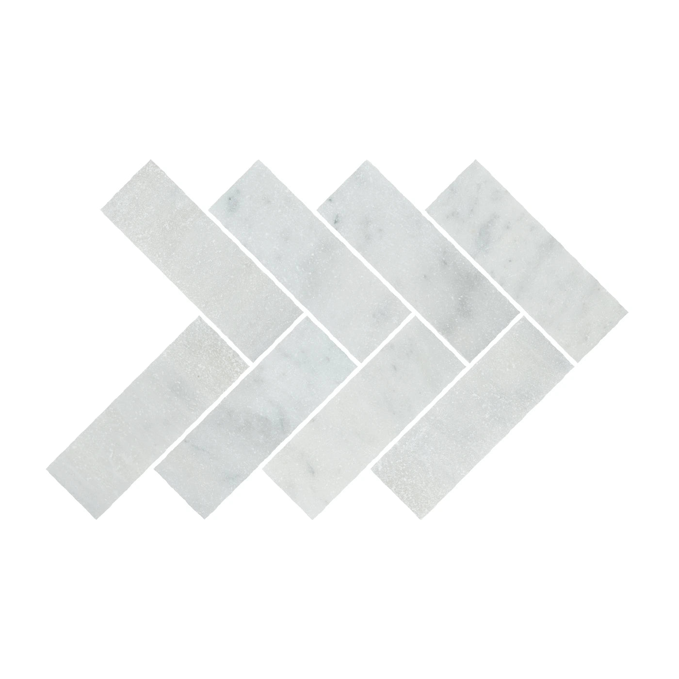 Caria Luna Herringbone Marble Tile