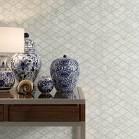 Carrara Marble Teardrop Mosaic Tile