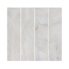 Crema Marfil Fluted Marble Tile