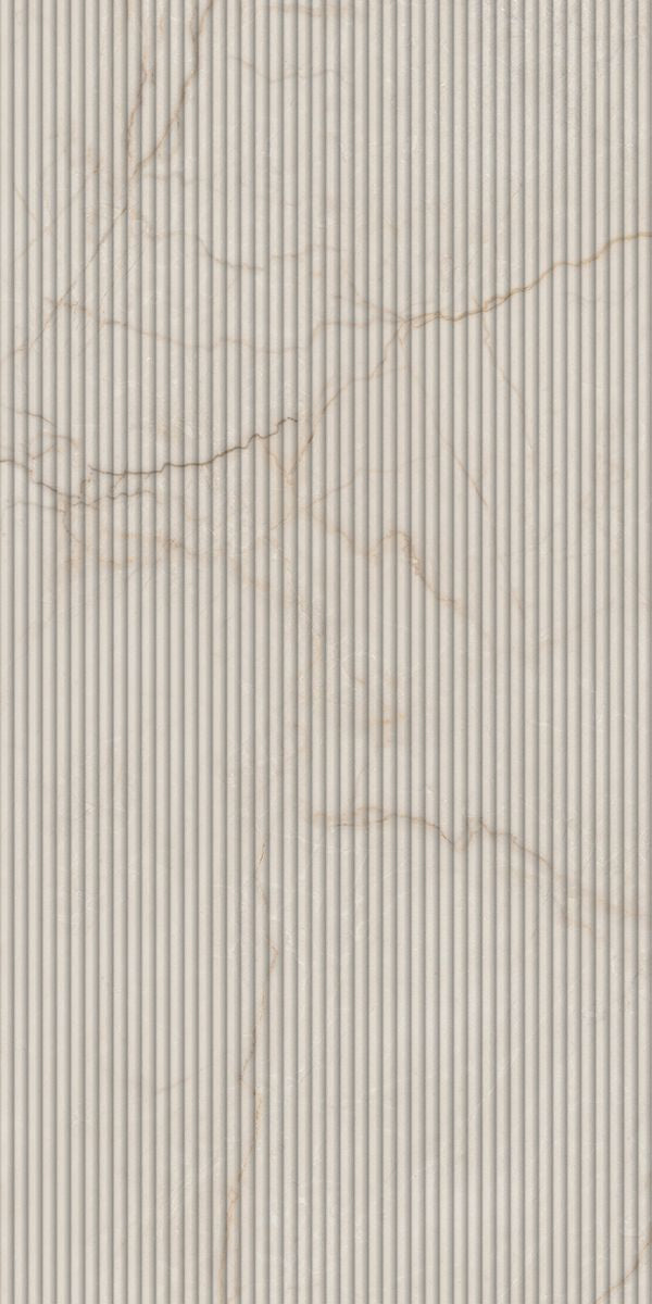 COLONNA | Ivory Fluted Porcelain Tile