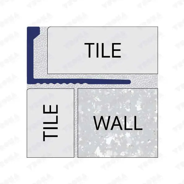 Deep Brushed Gold L Shape Tile Trim – Straight Edge (2.5m) – NSG TILES