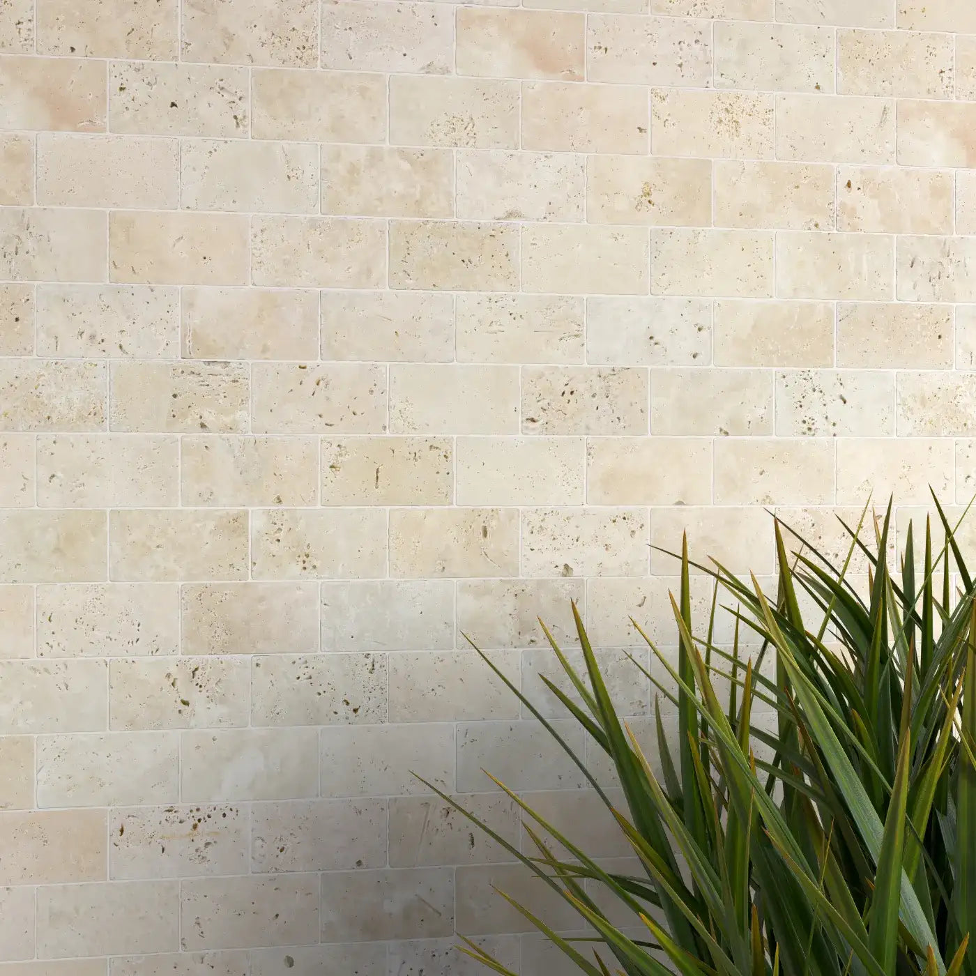 Lydia Classico Travertine Brick Mosaic Tile – Tumbled Finish