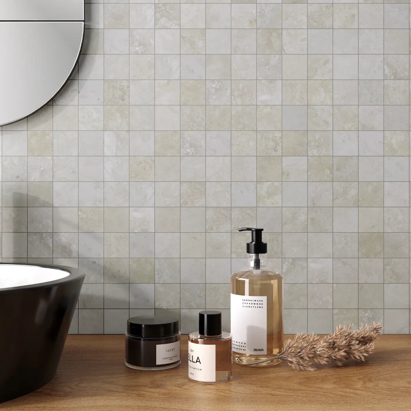 Lydia Classico Travertine Mosaic Tile – Honed & Filled