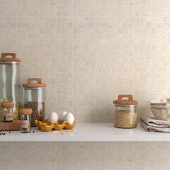 Lydia Classico Travertine Mosaic Tile – Tumbled Finish