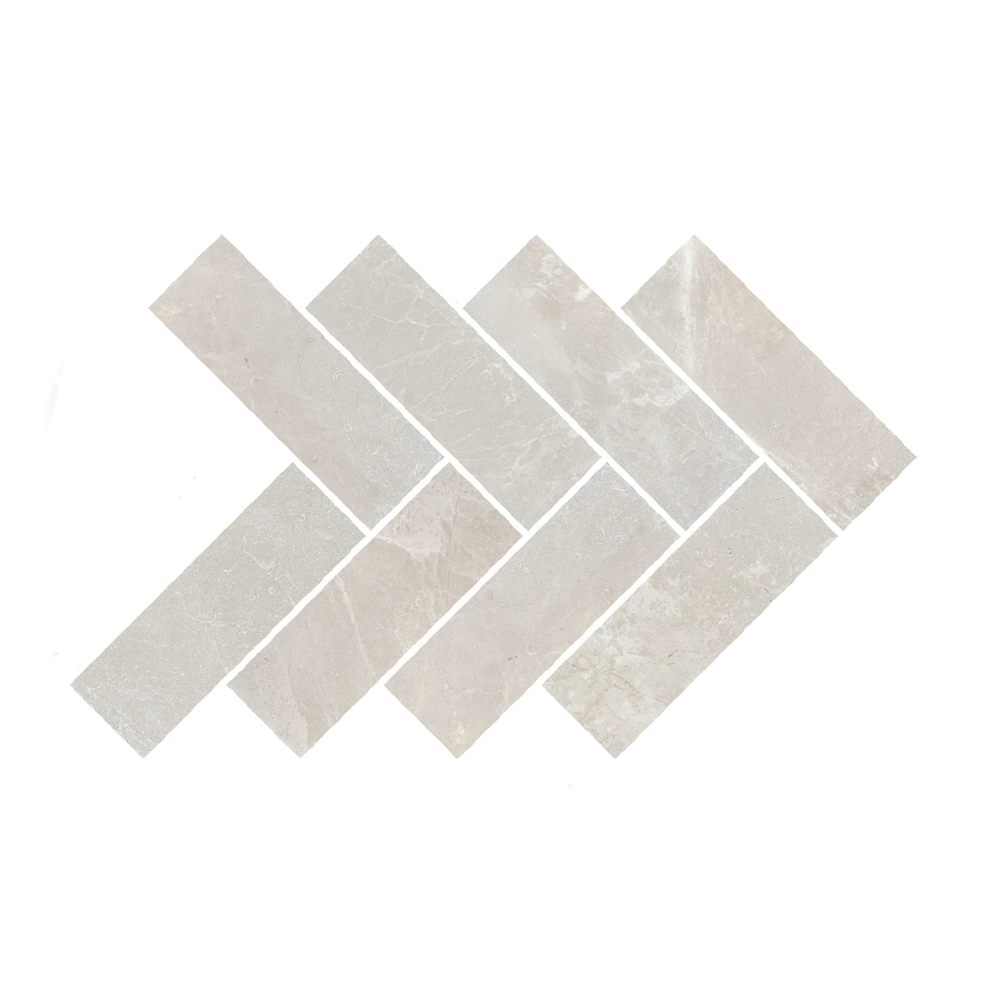 Olympus Creme Herringbone Marble Tile