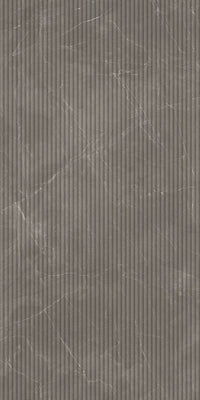 COLONNA | Taupe Fluted Porcelain Tile