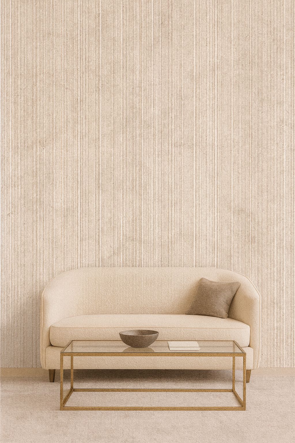 Desert Dunes Cool Camel Ribbed