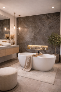Tides Gray Matt Porcelain Tile
