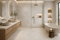Everest Ivory Matt Porcelain Tiles