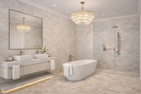 Trevei Cross Cut Bianco Matt