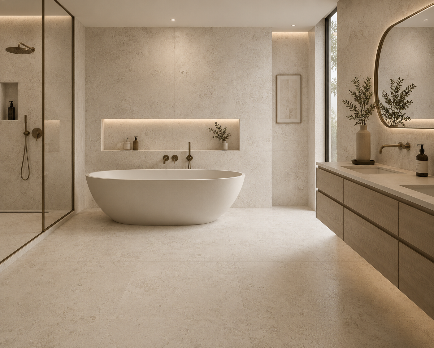 Jura Stone Beige Matt Porcelain Tiles