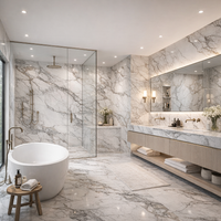 Calacatta Borghini Polished Porcelain Tiles