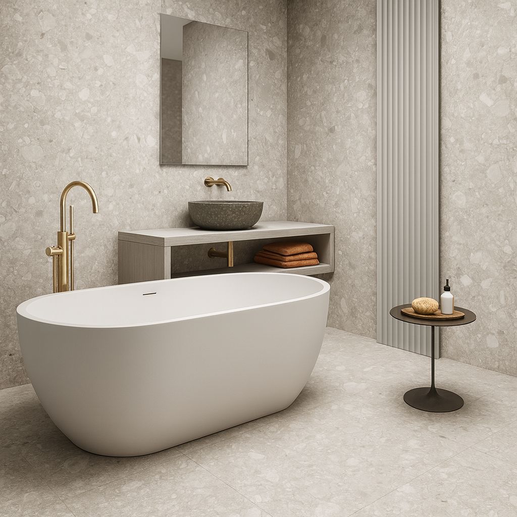 Terrazzo White Matt